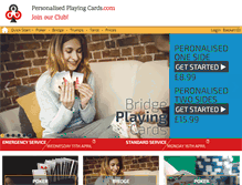 Tablet Screenshot of cardcreator.personalisedplayingcards.com
